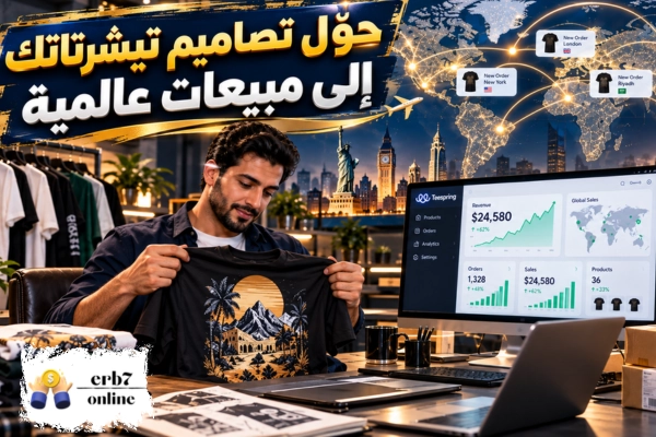 الربح من موقع Teespring صمم تيشرتاتك وحول إبداعك إلى مبيعات عالمية